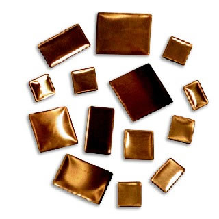 Heidi Grace Designs - metal gold mosaics  (sold in 3's)
